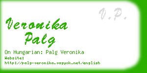 veronika palg business card